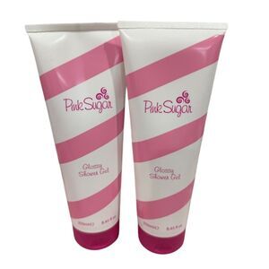 Bundle Aquolina Pink Sugar Glossy Shower Gel 2-Pack 8.45 fl oz lot